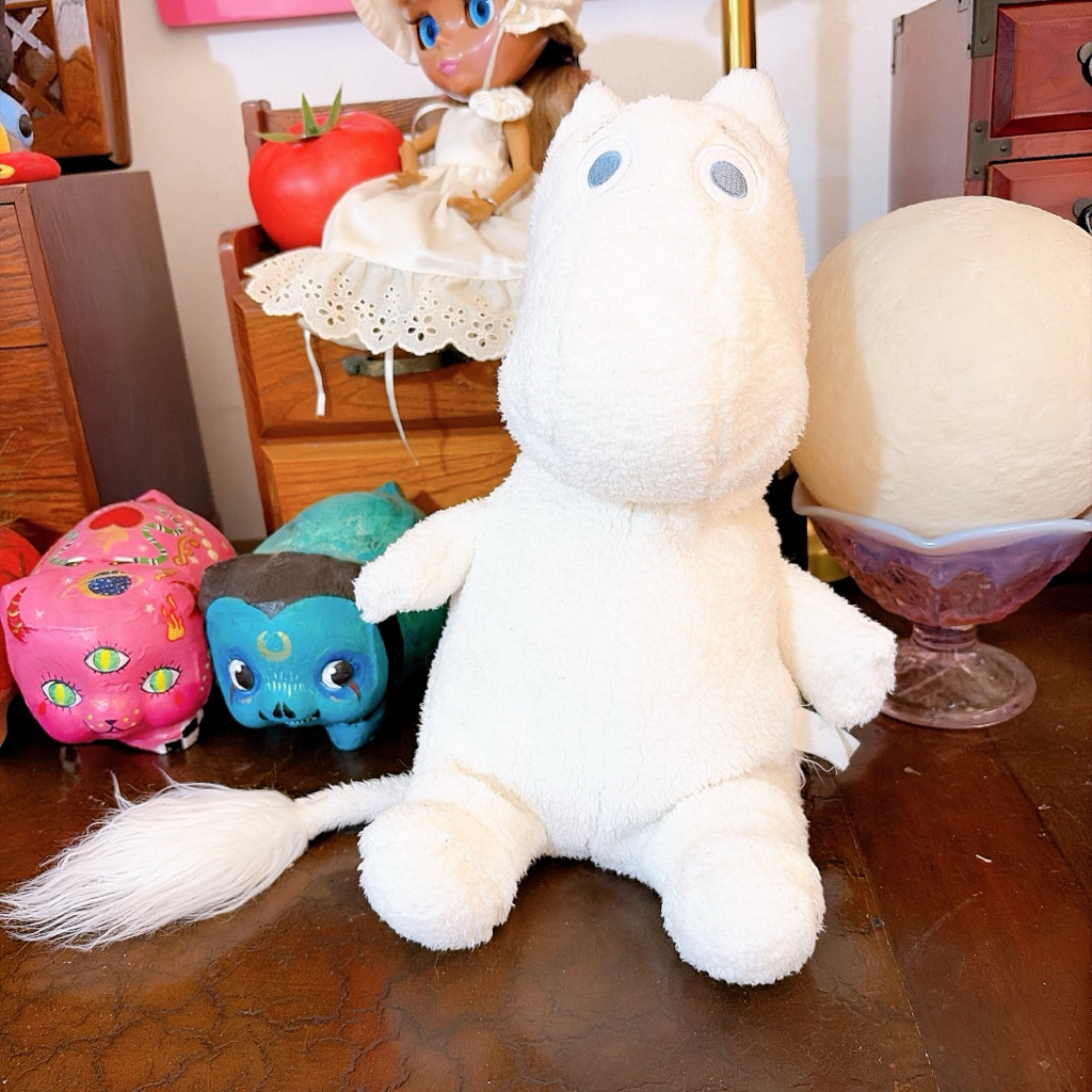 gấu bông hà mã moomin mờ tem