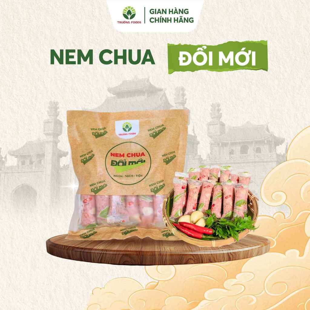 Nem Chua Đổi Mới Trường Foods 140g/Gói