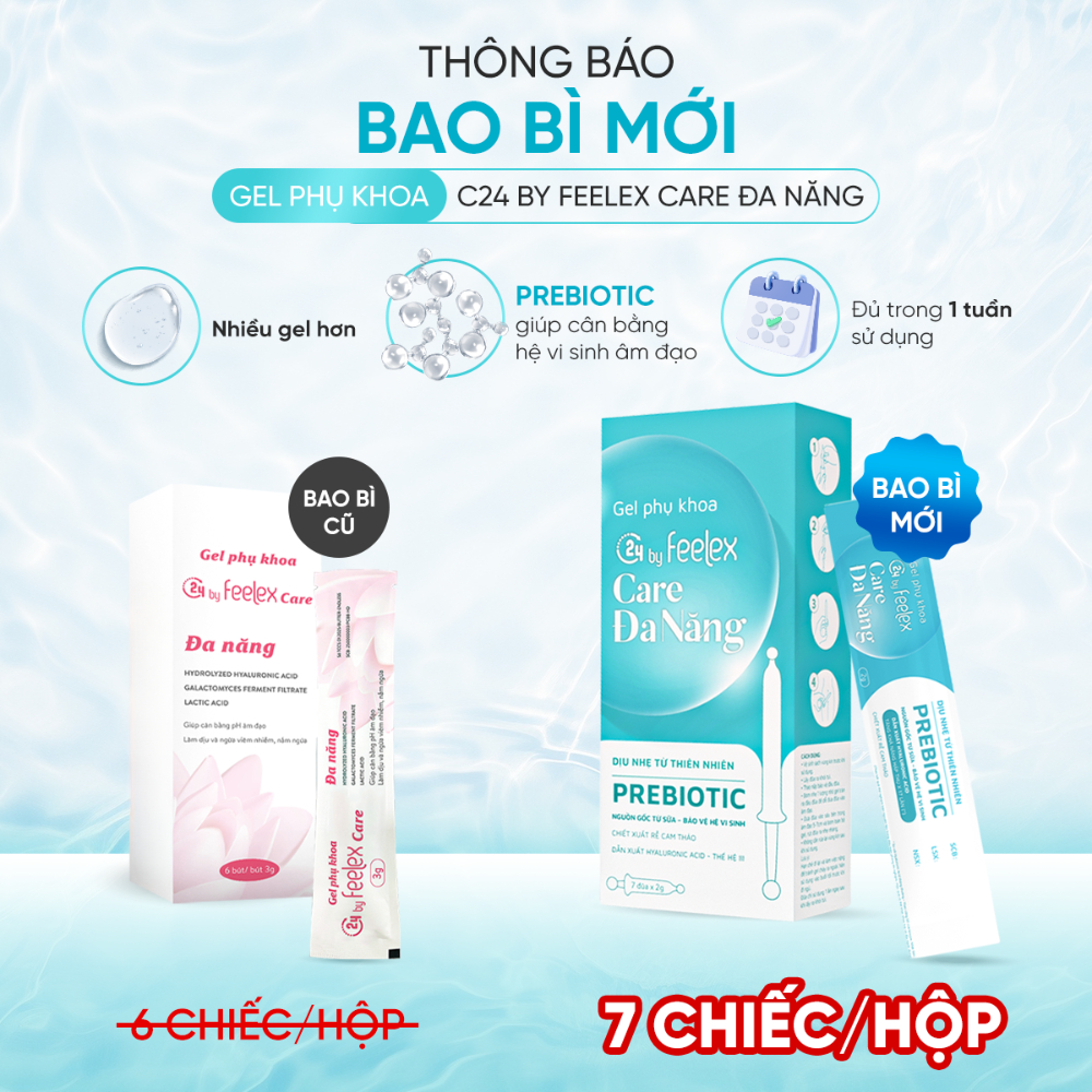 Dung dịch vệ sinh phụ nữ đũa thần inner C24 By Feelex Care, hỗ trợ làm sạch vùng kín an toàn, tiện lợi