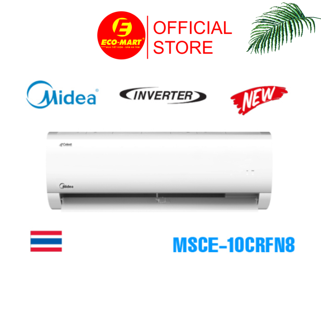 MSCE-10CRFN8 Điều hòa Midea 1 chiều 9000Btu Inverter MSCE-10CRFN8 có lắp đặt