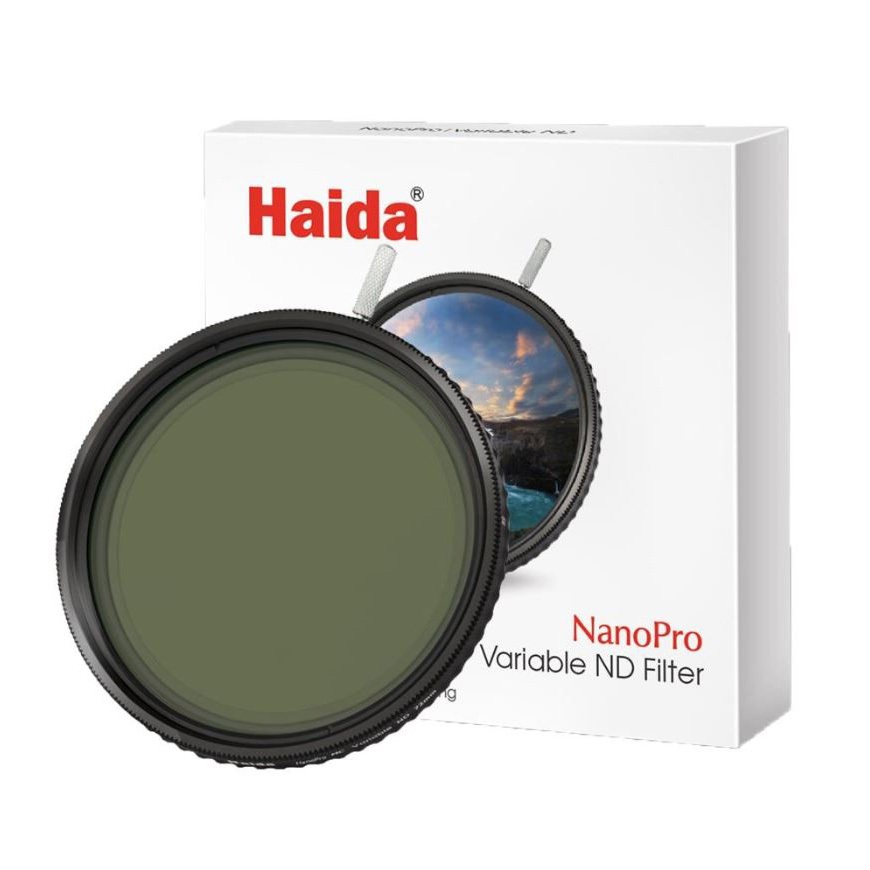 (Filter) Kính lọc Haida NanoPro Variable ND Filter 67mm/ 72mm/ 77mm/ 82mm