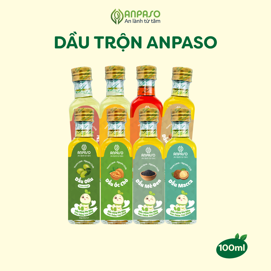 Dầu Ăn Dặm Cho Bé Anpaso 50ml và 100ml- Dầu chiên xào 100ml (2)