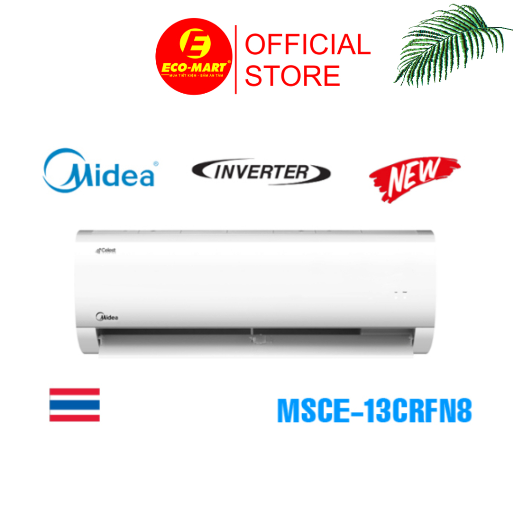 MSCE-13CRFN8(I/O) Điều hòa Midea 12000BTU 1 chiều inverter MSCE-13CRFN8 có lắp đặt