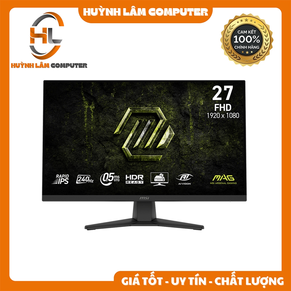 Màn hình Gaming MSI MAG 272F X24 | 27 inch, FHD, 240Hz, IPS - Chính Hãng