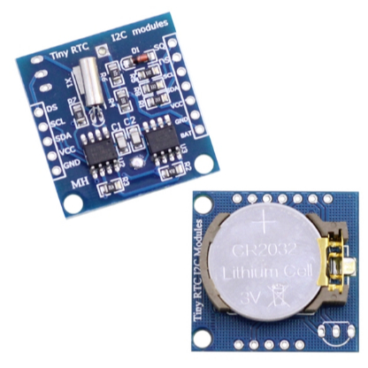 Module RTC DS1307 Kèm Pin – Đồng Hồ Thời Gian Thực I2C Cho Arduino ESP32 Raspberry Pi
