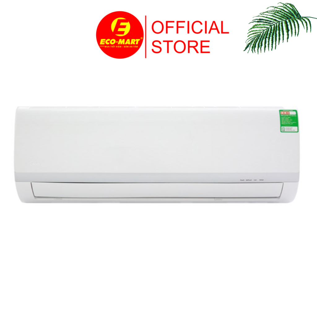 MSAFII-10CRN8 Điều hòa Midea 1 chiều 9.000BTU MSAFII-10CRN8 có lắp đặt