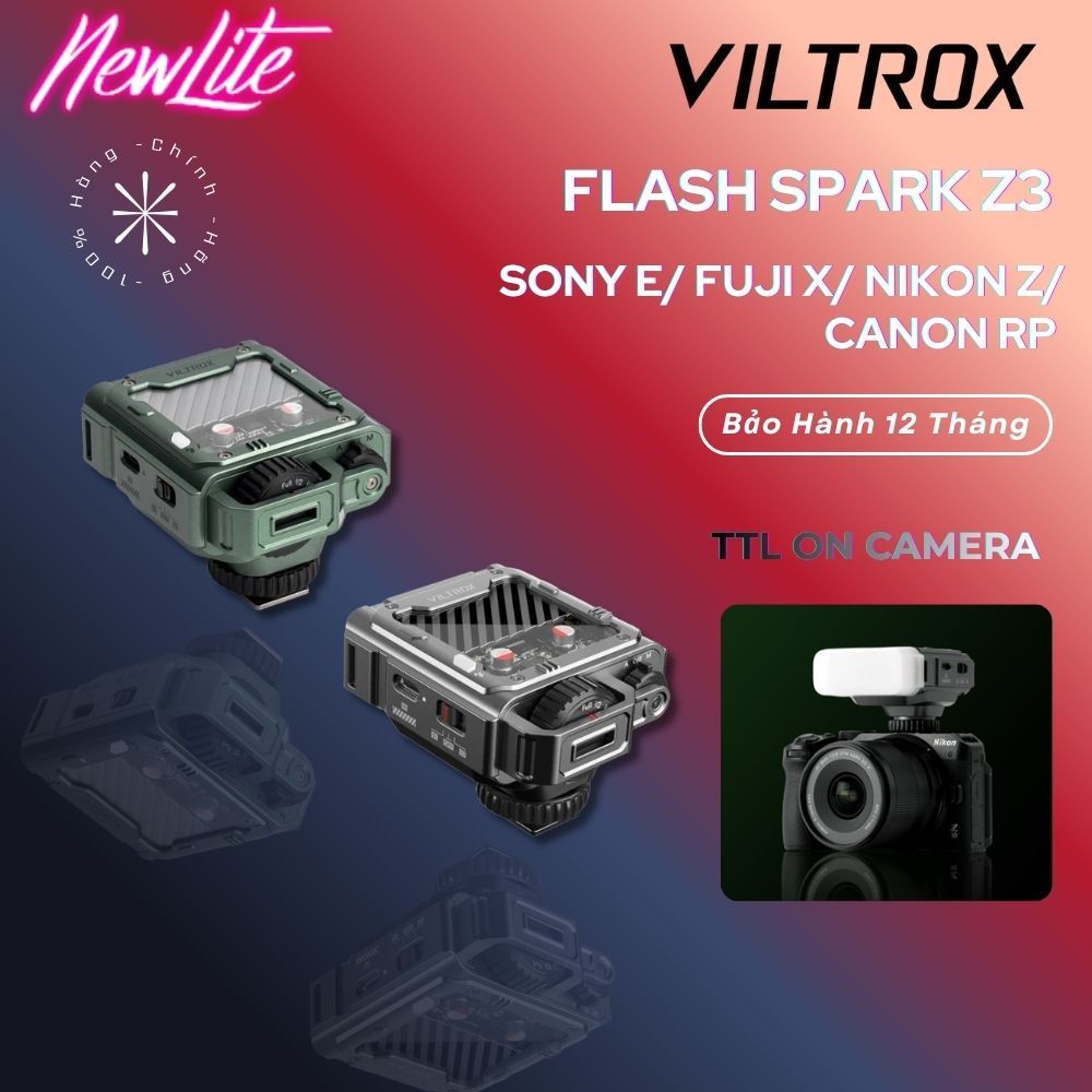 VILTROX SPARK Z3  - Đèn Flash Viltrox Spark Z3 Có Auto TTL Cho Máy Ảnh | Hàng Chính Hãng
