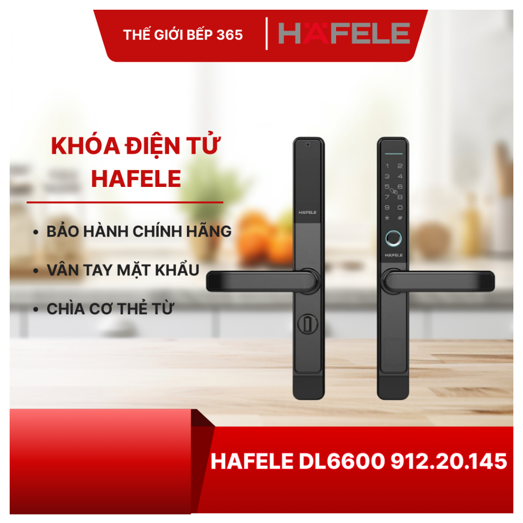 Khóa vân tay Hafele DL6600 912.20.145 - Lựa Chọn Hoàn Hảo Cho Căn Hộ Cao Cấp