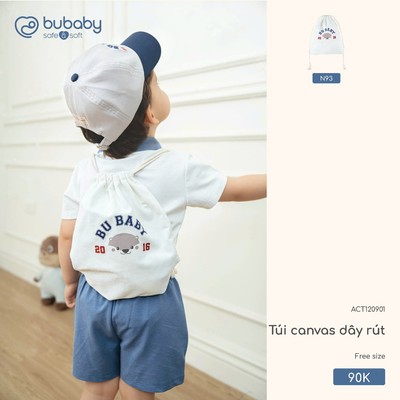 Túi đeo chéo, túi dây rút Signature Bubaby phụ kiện cho bé