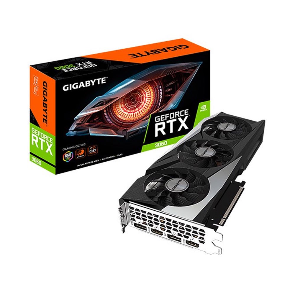 VGA GIGABYTE GeForce RTX 3060 GAMING OC 12G (GV-N3060GAMING OC-12GD)