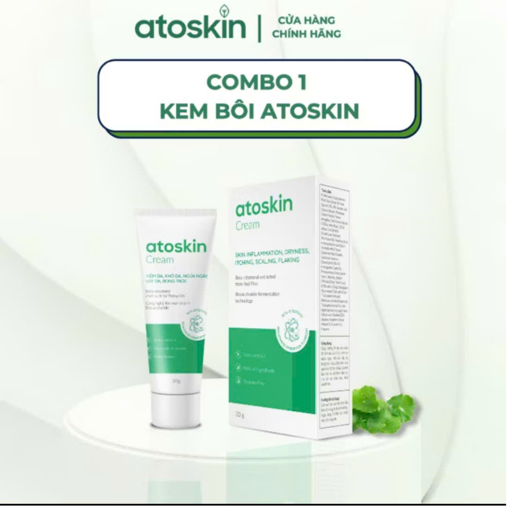 ATOSKIN CREAM KEM 30g - Kem dưỡng dành cho người viêm da cơ địa