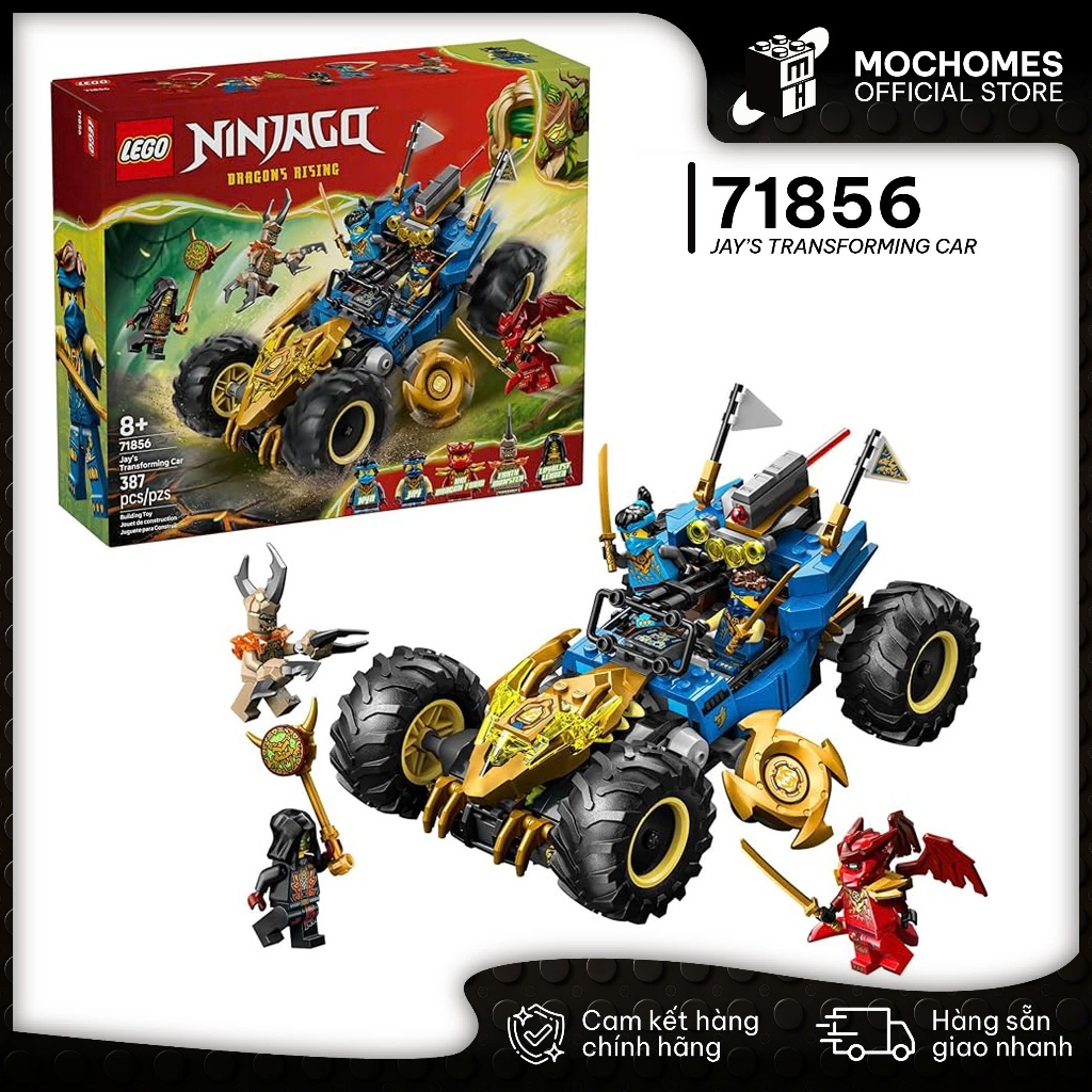 Đồ chơi lắp ráp LEGO NINJAGO 71856 Jay's Transforming Car