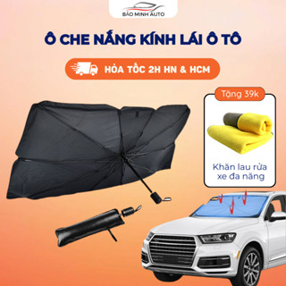 Ô Che Nắng Kính Lái Ô Tô Phủ Bạc Cao Cấp Chống Nắng, Chống Tia UV Hiệu Quả, Bảo Hành 12 Tháng
