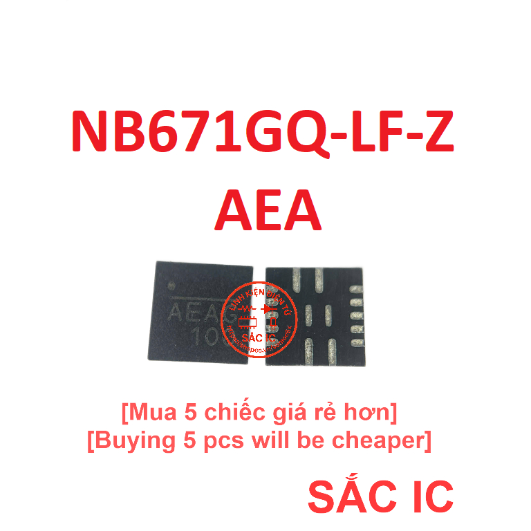 [N4] NB671GQ-LF-Z NB671G NB671 671 AEA AEA* ic nguồn trên bo mạch - Mới nguyên bản - Original NEW