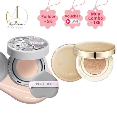 Cushion Focallure BB Phấn nước che khuyết điểm, không bết dinh, chống thấm nước 12g FA-198