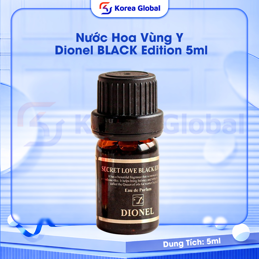 Nước Hoa Vùng Kín Dionel BLACK Edition 5ml –Thơm Quyến Rũ, Lưu Hương Lâu, Tăng Sự Tự Tin-CHE TÊN sản phẩm