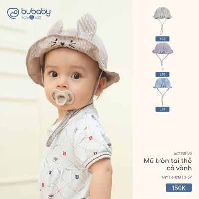 Mũ vành tròn Bamco Bubaby cho bé từ 6 tháng đến 5 tuổi