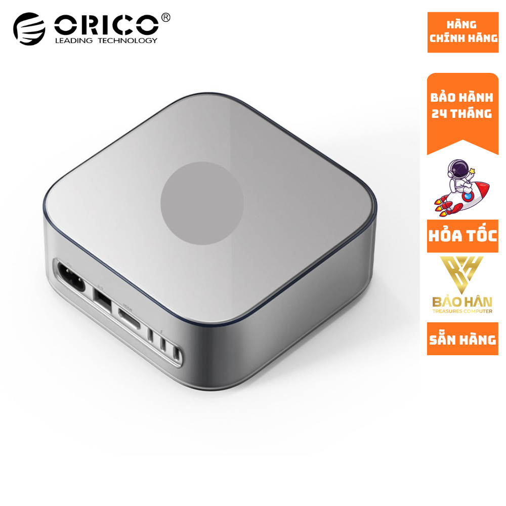 Vỏ Case bằng Silicon / TPU bảo vệ cho Mac mini M4 ( ORICO-TP24) - Hàng Chính Hãng