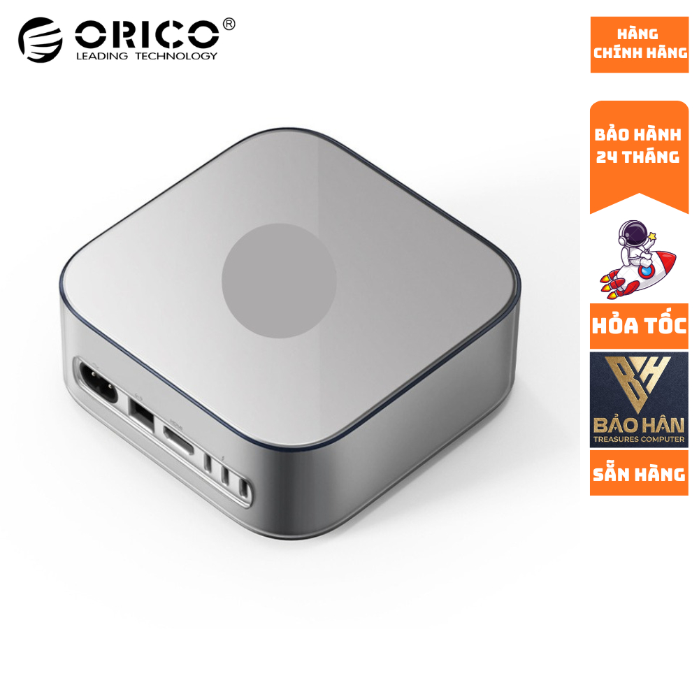 Vỏ Case bằng Silicon / TPU bảo vệ Mac mini M4 ORICO-TP24 - Hàng Chính Hãng