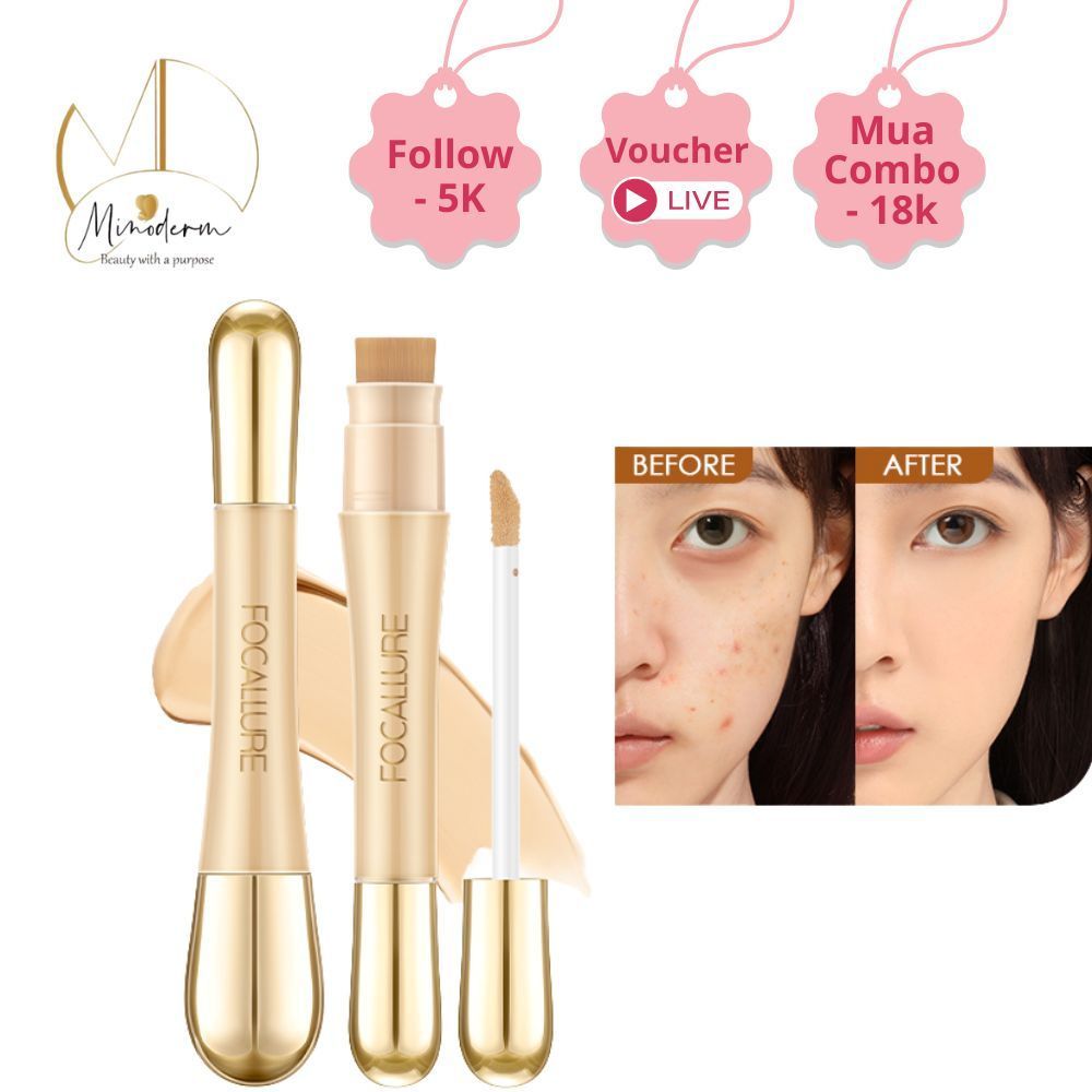 Kem che khuyết điểm FOCALLURE kết cấu nhẹ, chống thấm nước, độ che phủ cao 8g FA-230