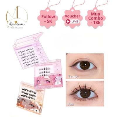 Hộp lông mi giả FOCALLURE 3D thuần chay, không độc hại, mềm mại và tự nhiên, không thấm nước