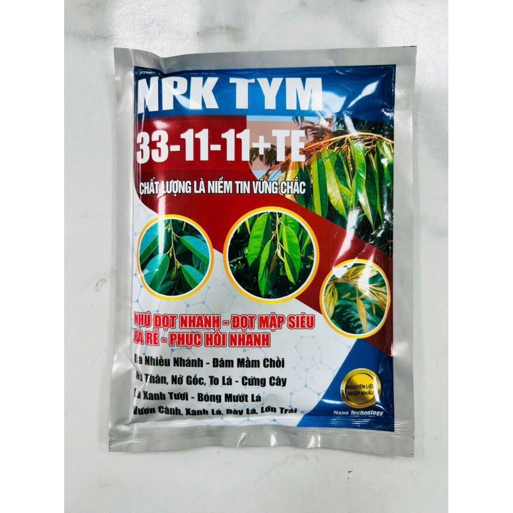2 gói phân bón lá npk 33 11 11 te