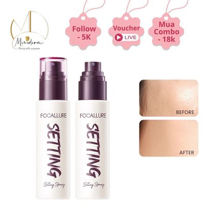 Xịt Khóa Nền Giữ Lớp Make Up FOCALLURE Long Lasting Setting Spray không dính, không nhòe 65ml FA-352