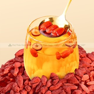 Kỳ tử Ninh Hạ 1kg, trà kỳ tử hữu cơ, hạt to, tròn, màu đỏ đẹp, pha trà, hầm canh, tốt cho sức khỏe