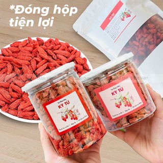 Kỳ tử Ninh Hạ 1kg, trà kỳ tử hữu cơ, hạt to, tròn, màu đỏ đẹp, pha trà, hầm canh, tốt cho sức khỏe