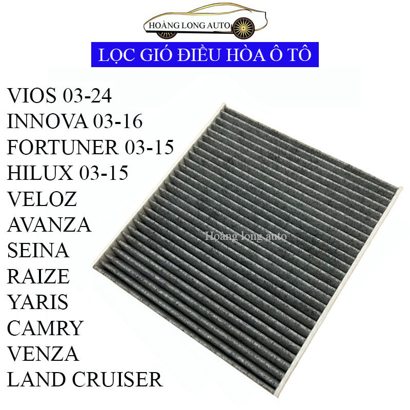 (H216) Miếng Lọc Gió Điều Hoà Máy Lạnh Xe Toyota Vios Innova Altis Camry Fortuner... Mã 87139 - YZZ08 / 300400 / 0N010