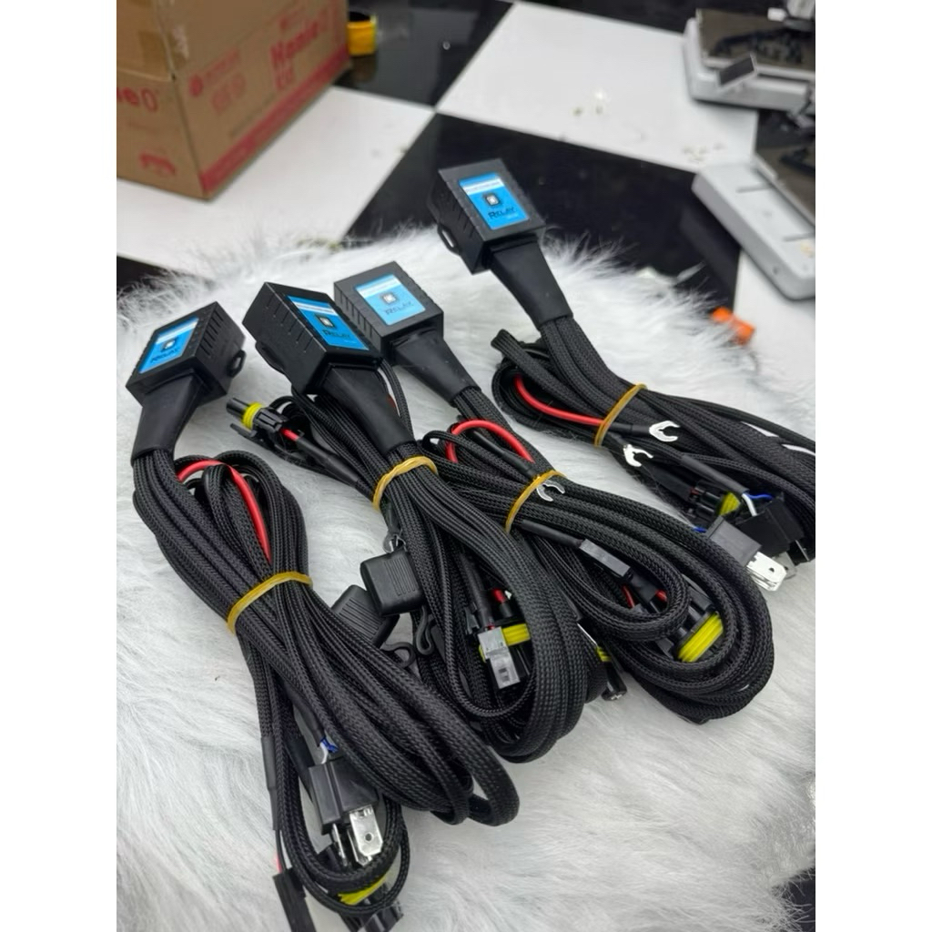 Relay điện tử H4 độ đèn pha, đèn gầm loại xịn