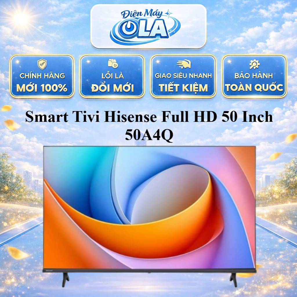 Smart Tivi Hisense Full HD 50 Inch 50A4Q - GIAO TOÀN QUỐC