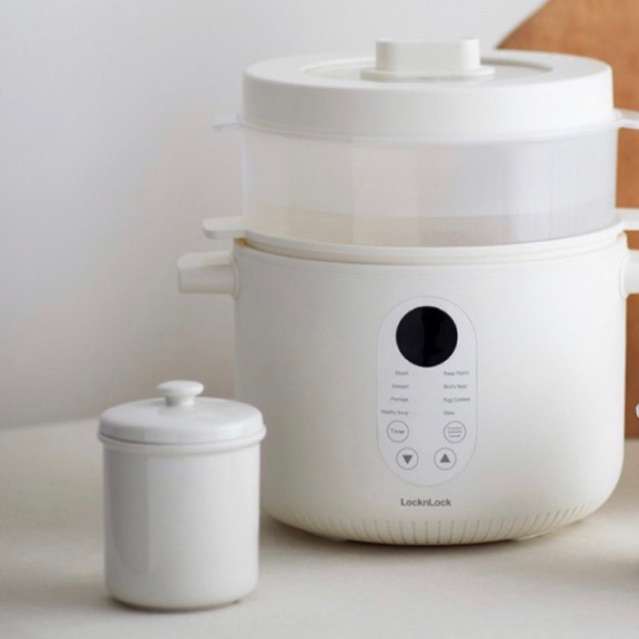Nồi nấu chậm đa năng Locknlock Bianco Multi-function Slow Cooker 2.5L - EJP164IVY