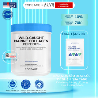 Bột Collagen Codeage Thủy Phân Hỗ Trợ Giúp Trẻ Hóa Da, Móng, Tóc Codeage Marine Collagen Peptides 450g