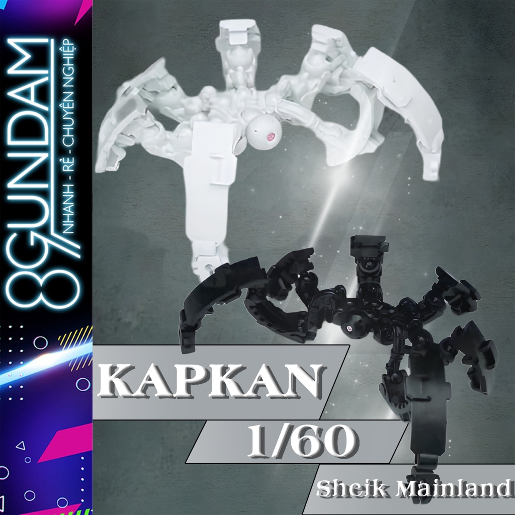 [SẮP VỀ] Mô Hình Lắp Ráp 1/60 Sheik Mainland 3MIN Project - Kapkan  (set 02 con)
