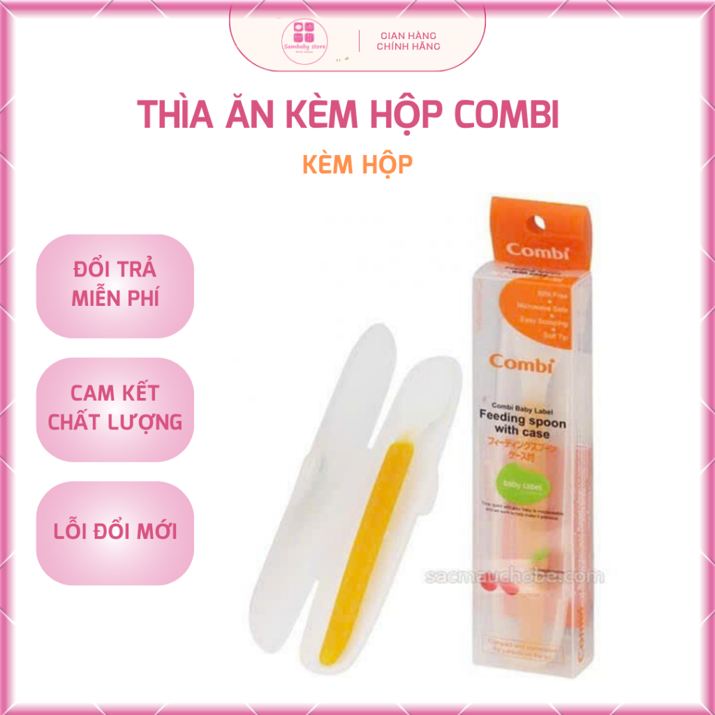 Thìa Ăn Kèm Hộp Combi cho bé