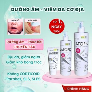 LATOPIC CHÍNH HÃNG Kem Dưỡng Ẩm Cho Bé Viêm Da Cơ Địa Chàm Sữa Giảm Khô Nẻ Ngứa Viêm KIKIDA