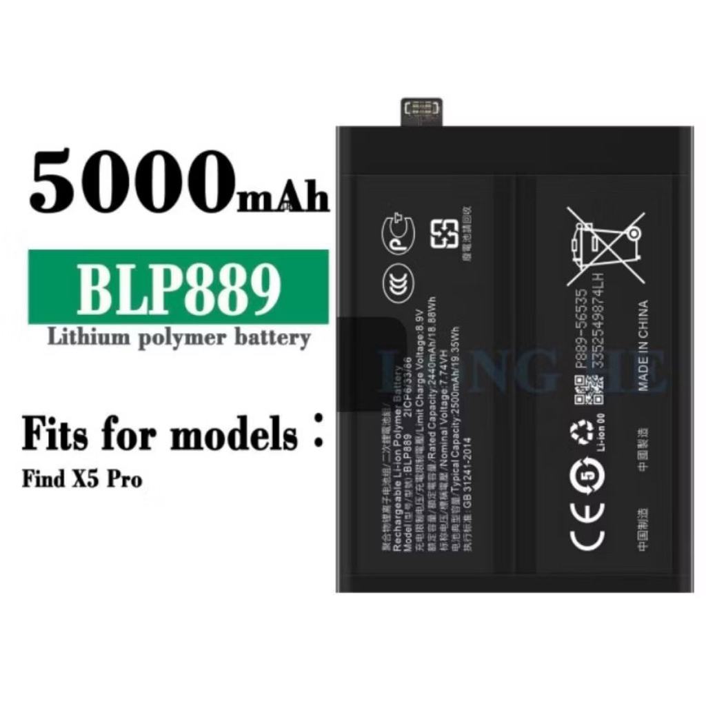⚡️Pin cho OPPO FIND X5 PRO BLP889 dung lượng 5000 zin tháo máy