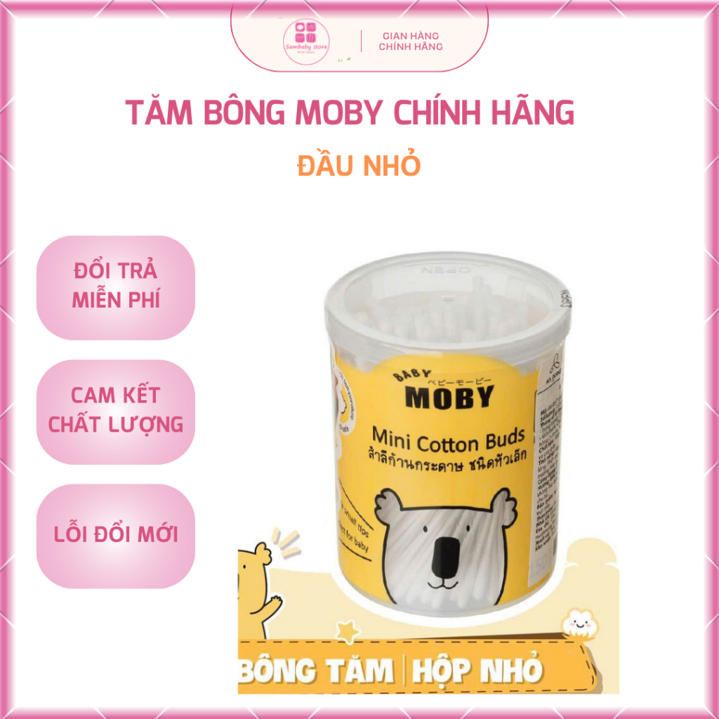 TĂM BÔNG MOBY CHÍNH HÃNG
