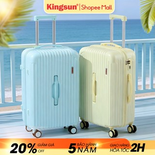 Vali Nhựa Dẻo Khóa Kéo Kingsun A61/219 Vali Kéo Chất Liệu Nhựa bền valy ABS+PC siêu rẻ siêu đẹp thời trang 20/24/28inch