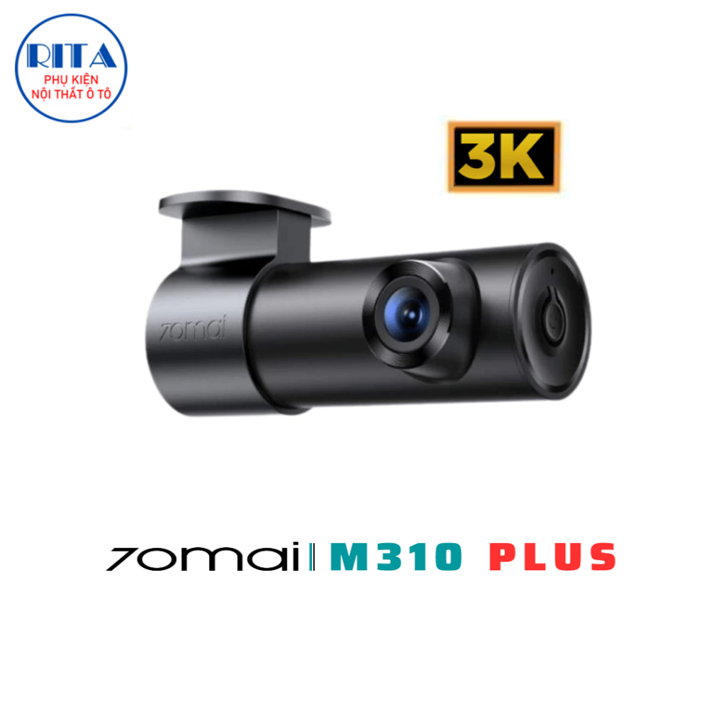 Camera hành trình 70Mai M310 Plus 3K - Bản Quốc Tế - Hàng Chính Hãng 70Mai Vietnam - Bảo Hành 1 Năm