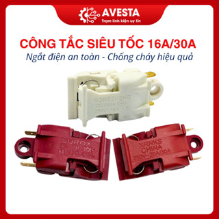 [5 cái] Công tắc ấm siêu tốc, ấm đun nước 13A 16A 30A 250V chất lượng cao Avesta
