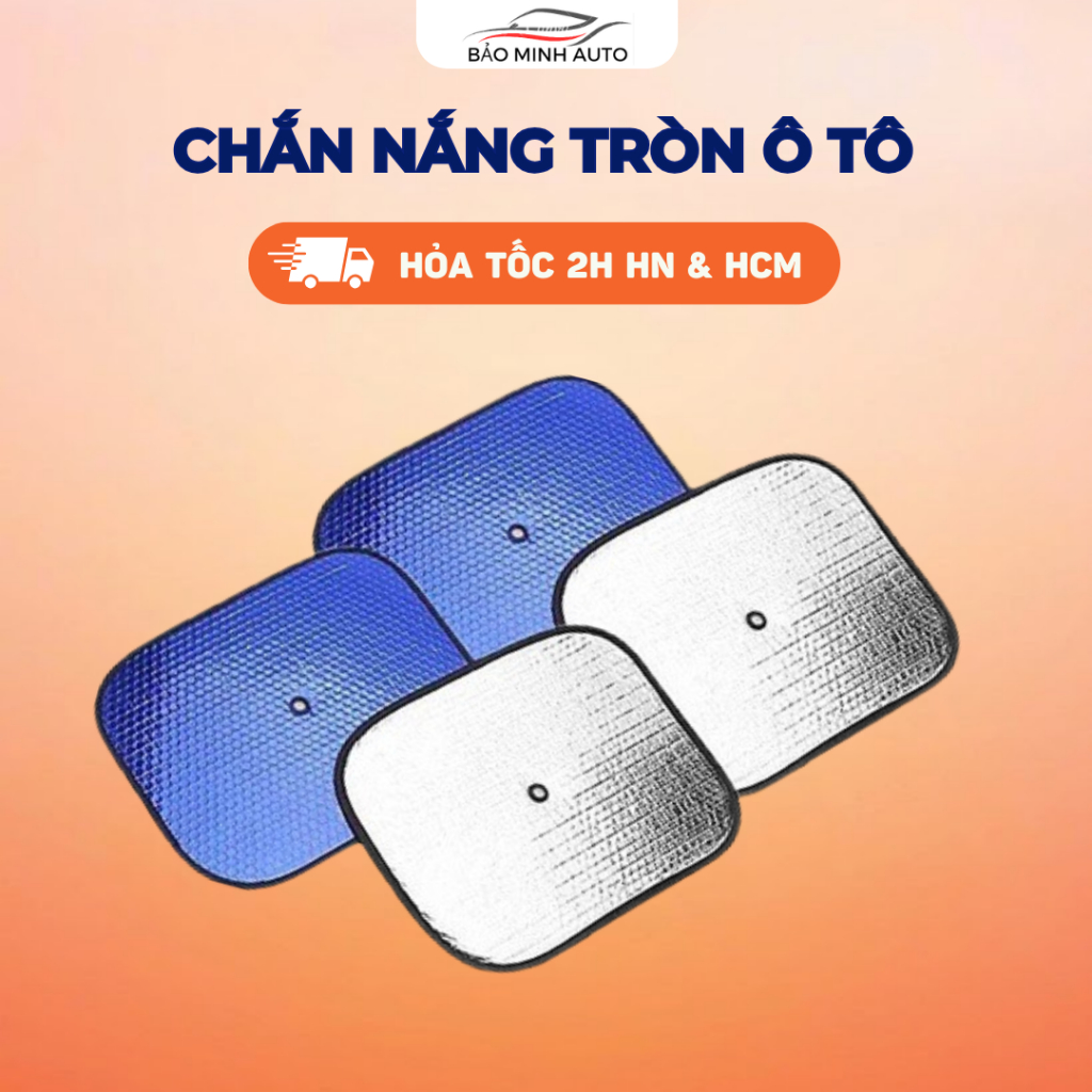 Tấm Che Nắng Ô Tô - Tấm Chắn Nắng Ô Tô Loại Dày, Tráng Bạc Chống Nóng