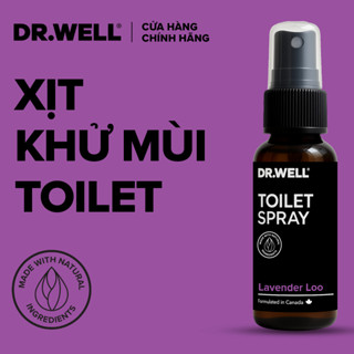 Xịt Khử Mùi Toilet 𝐃𝐑.𝐖𝐄𝐋𝐋- 50ml Xịt Khử Mùi Nhanh Nhà Vệ Sinh, Bồn Cầu Thơm Dịu, Nhỏ Gọn, Tiện Lợi