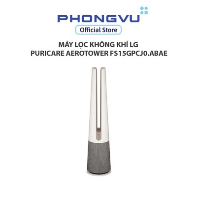 Máy lọc không khí LG PuriCare AeroTower FS15GPCJ0.ABAE - Tạo gió sưởi ấm - Bảo hành 12 tháng