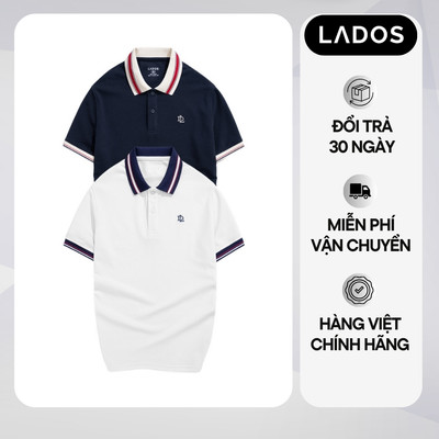 COMBO 2 Áo Thun Polo Pique 9190 Chất Thun Cá Sấu CVC Cao Cấp LADOS-7166 Form Chuẩn Dễ Phối Đồ