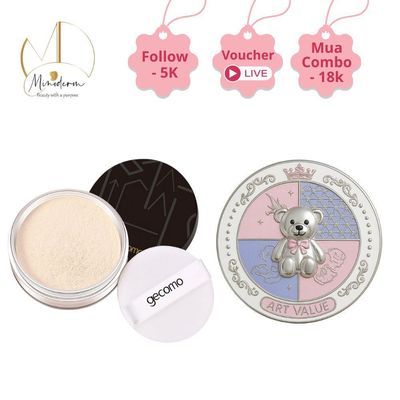 Phấn phủ dạng bột, dạng nén BEABIAI kiềm dầu, làm sáng da, giữ lớp trang điểm hoàn hảo