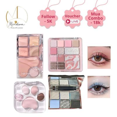 Bảng phấn mắt BEABIAI chất phấn mịn lì, không trôi, không lem, lên màu chuẩn