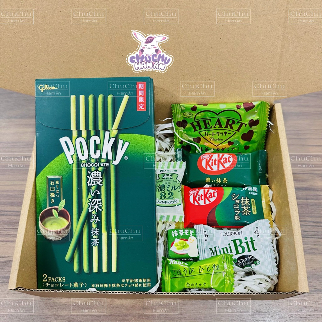 [14/02] Set quà tặng Matcha trà xanh, Socola nội địa Nhật thơm ngon khó cưỡng
