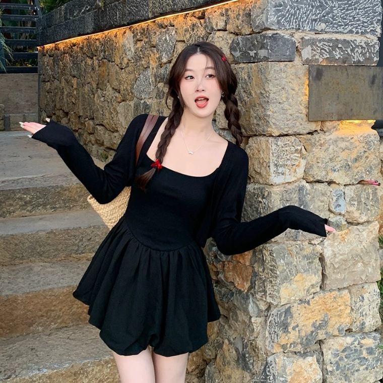 Áo khoác cardigan thun giấy mỏng dài tay nữ tay dơi phong cách basic 24Feb.studio A0006 | BigBuy360 - bigbuy360.vn